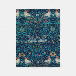Cobertor De Velo Birds (Vintage Floral Pattern) (por William Morris