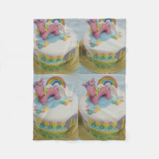 Cobertor De Velo Birthday cake 4 fleece blanket