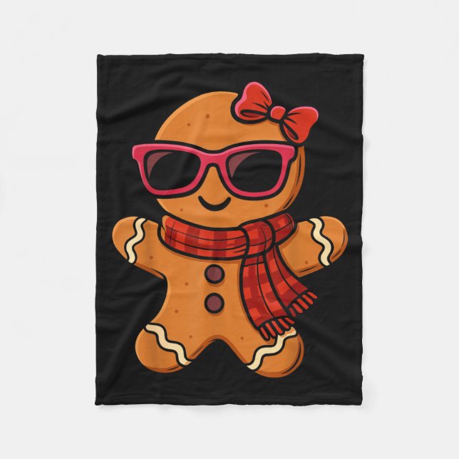Cobertor De Velo Biscoito de Natal Fofo de Natal Para Mulheres Meni (Frente)
