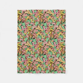 Cobertor De Velo biscoitos coloridos à base de ossos de cães