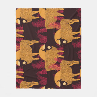 Cobertor De Velo Bison High Grass: Padrão de Campo.