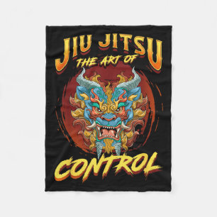 Cobertor De Velo BJJ A Arte Do Controle - Grappling Jiu Jitsu Foo