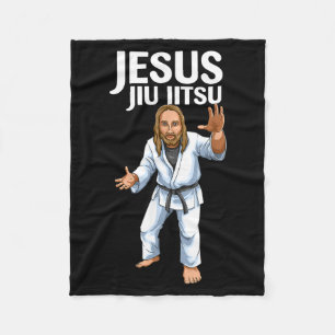 Cobertor De Velo BJJ Jesus Jiu Jitsu Brasileiro