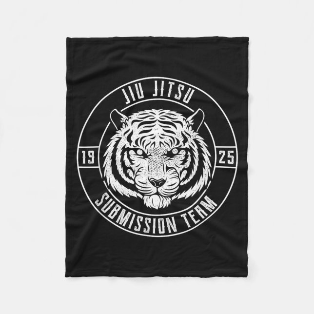 Cobertor De Velo BJJ Tiger - Jiu Jitsu Brasileiro e Grappling (Frente)