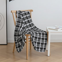 Black and White Half Heart Modern Fine Art