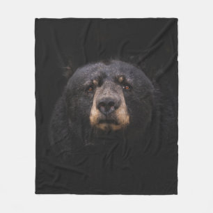 COBERTOR DE VELO BLACK BEAR ON BROWN WOODEN TREE BRANCH