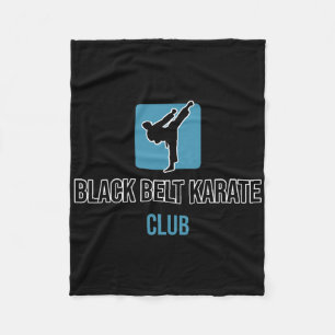 Cobertor De Velo Black Belt Karate Club