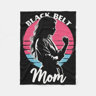 Cobertor De Velo Black Belt Mãe Artes Marciais Karate Jiu-jitsu Tae
