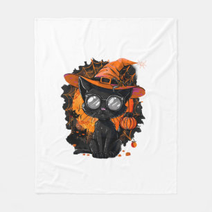 Cobertor De Velo Black Cat Halloween Costume Witchcraft Spy Web