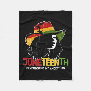 Cobertor De Velo Black Cowgirl 1865 Ancestor Black Freedom Day