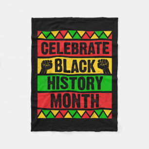 Cobertor De Velo Black History Month African American Country Celeb