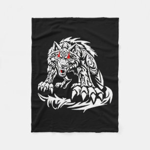 Cobertor De Velo Black Jacob Fatu Wolf