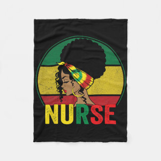 Cobertor De Velo Black Nurse Woman Afro Melanin Vintage Black Histo