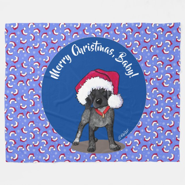 Cobertor De Velo Black Roan Brittany Fleece Blanket (Frente (Horizontal))