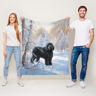 Cobertor De Velo Black Russian Terrier Que Neve