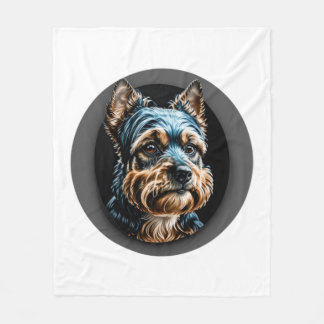 Cobertor De Velo black yorkshire terrier
