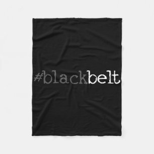 Cobertor De Velo Blackbelt Karate Taekwondo Artes Marciais Presente