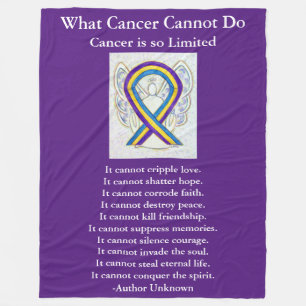 Cobertor De Velo Bladeada Cancer Sensibilização Fita Art Chemo Bl