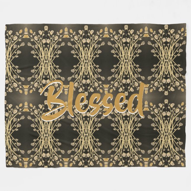 Cobertor De Velo Blanket abençoado (Frente (Horizontal))