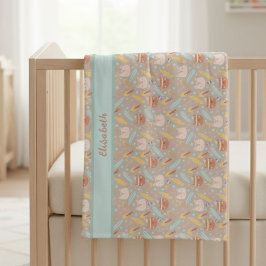 Cobertor De Velo blanket animals kids baby girl