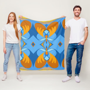 Cobertor De Velo Blanket de bordo do Céu Laranja