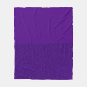 Cobertor De Velo Blanket de bordo roxo de dois tons personalizados