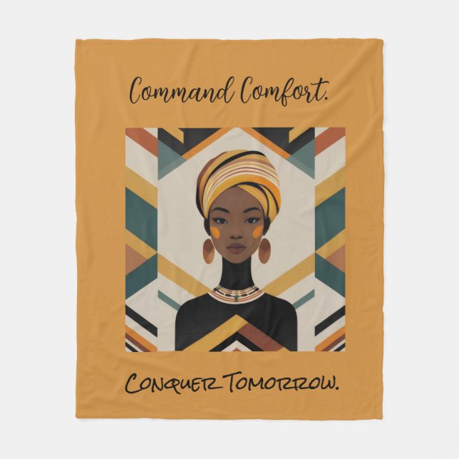 Cobertor De Velo Blanket de conforto de comando (Frente)