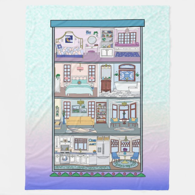 Cobertor De Velo Blanket de Dollhouse de Peça Grande (Frente)