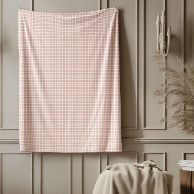 Cobertor De Velo Blanket de linha Dourada Elegante (Elegant Rose Gold Checkered Throw Blanket)