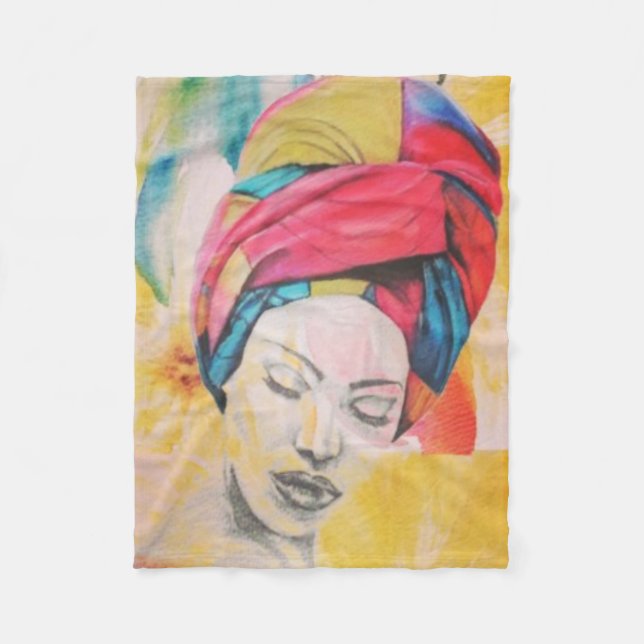 Cobertor De Velo Blanket de pequeno velo QUEENIFICENTE (30x40) (Frente)