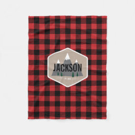 Cobertor De Velo Blanket de Xadrez de Buffalo