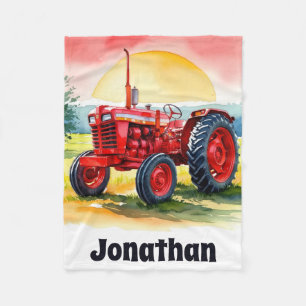 Cobertor De Velo Blanket Fazenda do Red Trator Personalizado