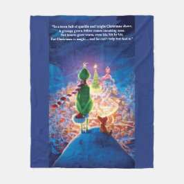 Cobertor De Velo Blanket - Grinch