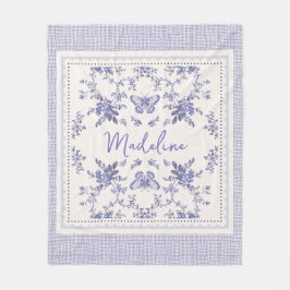 Cobertor De Velo Blanket Personalizado de Peça de Toil de Lavanda F