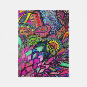 Cobertor De Velo Blanket Zen Tangle Art Michele Zurine