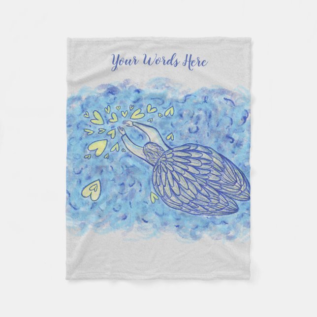 Cobertor De Velo Blankets Personalizados de Suporte a Archangel Mic (Frente)