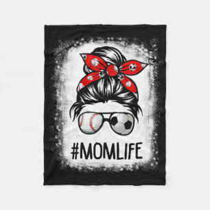 Cobertor De Velo Bleached Mom Life Futebol Cabelo Desarrumado Venda