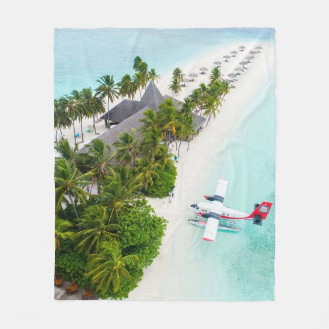 Cobertor De Velo Blindos animais do mar (Frente)