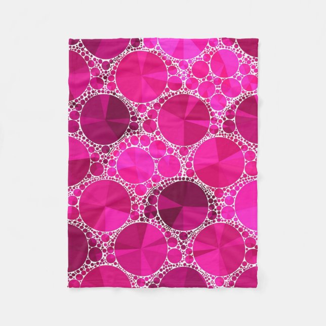 Cobertor De Velo Bling cor-de-rosa (Frente)
