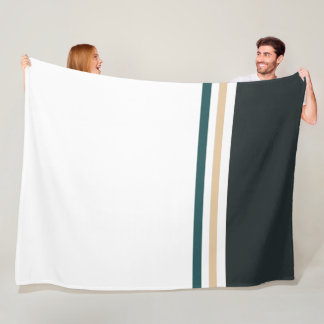Cobertor De Velo Blocos de cores modernos e listras na moda
