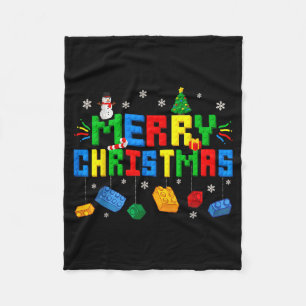 Cobertor De Velo Blocos de Natal Blocos de Construção Tijolos Natal