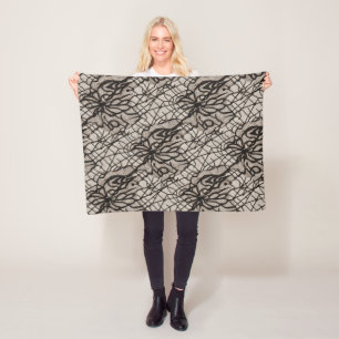 Cobertor De Velo Bloqueio da Web Halloween Black Lace Spider - Invi