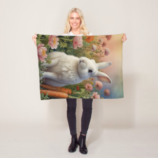 Cobertor De Velo Blossom Bunny & Carrot Patch 