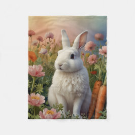 Cobertor De Velo Blossom Bunny & Carrot Patch 