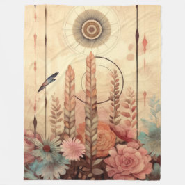 Cobertor De Velo Blossomas de trigo de ouro