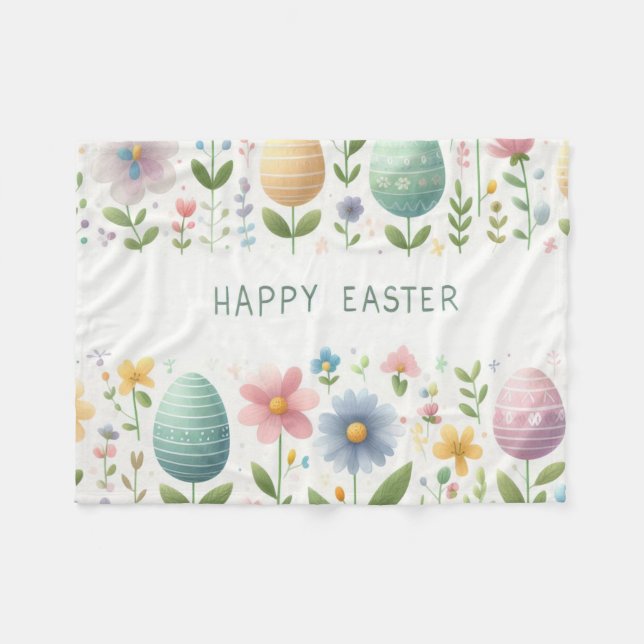 Cobertor De Velo Blossomas do felz pascoa (Frente (Horizontal))