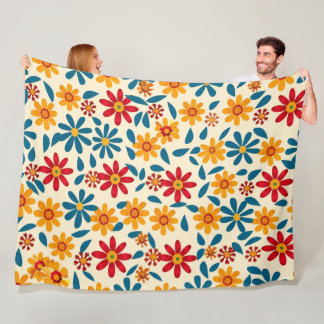 Cobertor De Velo Blossoms de Joy 60x80 Fleece Blanket