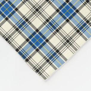 Cobertor De Velo Blue and White Hannay Clan Tartan