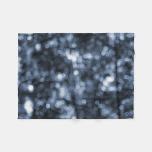 Cobertor De Velo Blue Bokeh