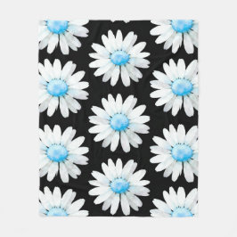 Cobertor De Velo Blue Dotted Daisy's
